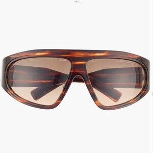 Balmain B-escape Sunglasses Brown Swirl & Gold OS